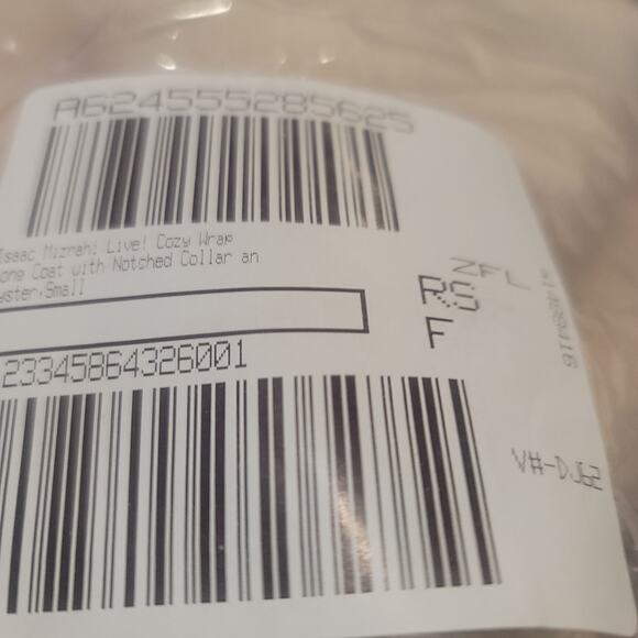 Isaac Mizrahi Live! Cozy Wrap Long Coat with Notched Collar New Small - Picture 2 of 5